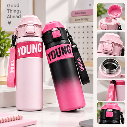 YOUNG Insulated Water Bottle