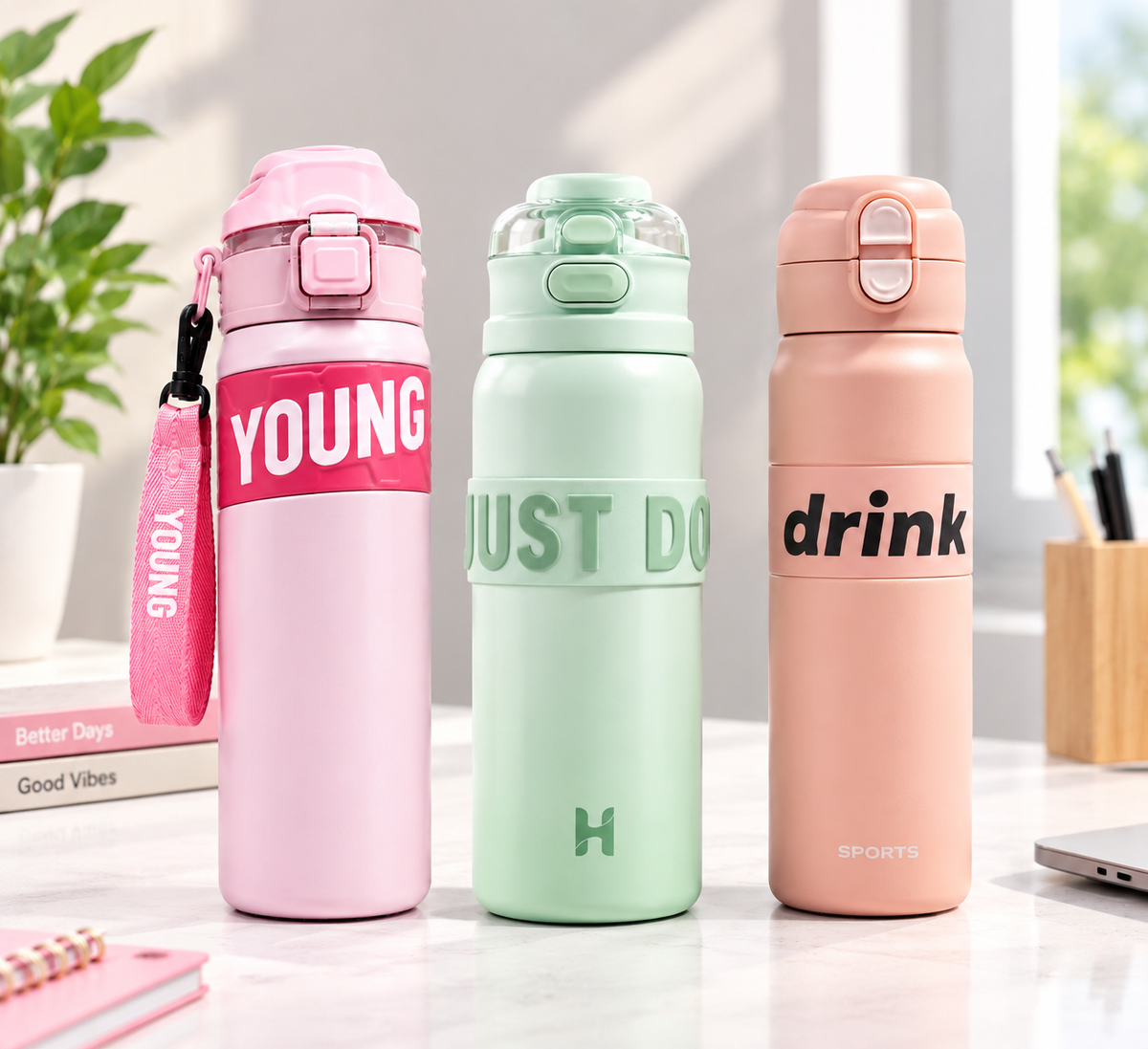 YOUNG Insulated Water Bottle