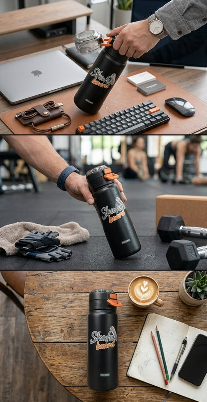 "Skate Board" Edition Vacuum Insulated Stainless Steel Water Bottle