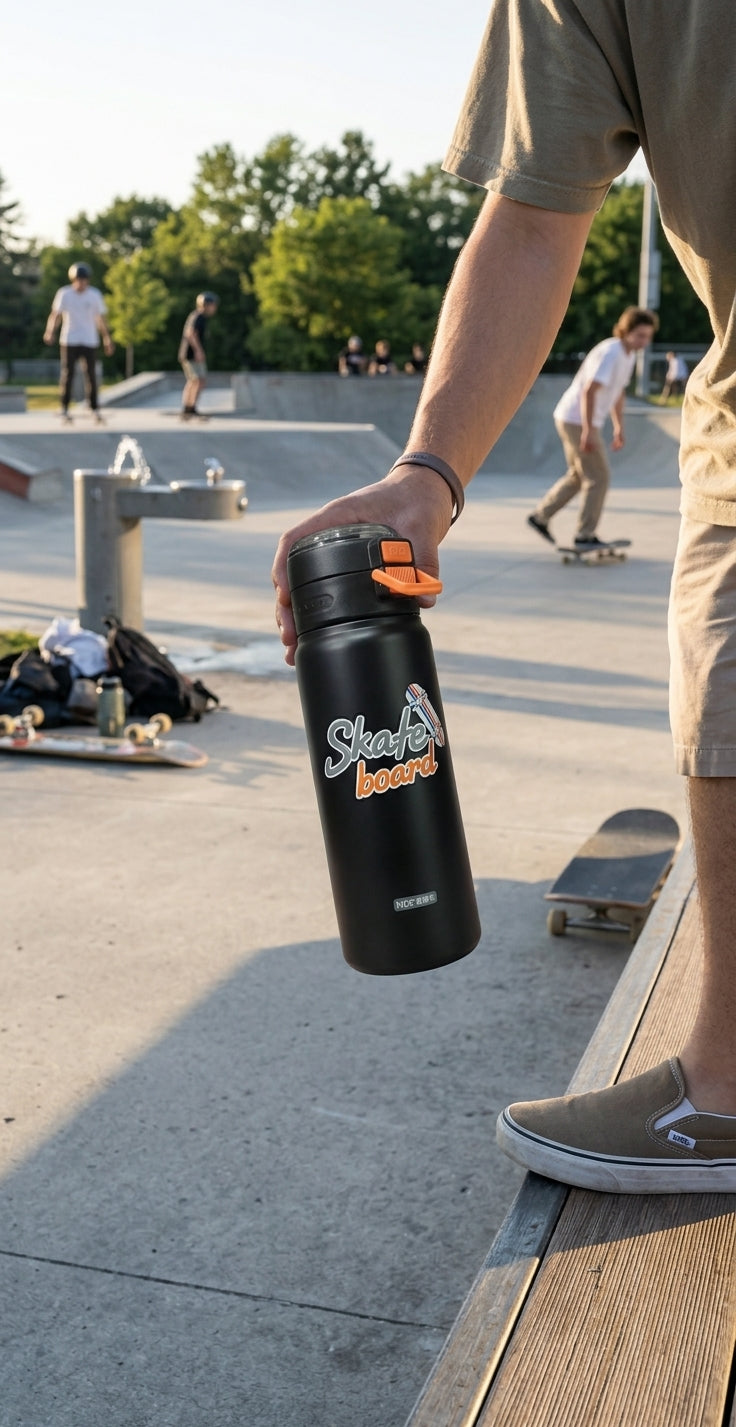 "Skate Board" Edition Vacuum Insulated Stainless Steel Water Bottle