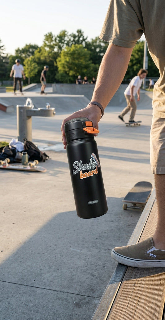 "Skate Board" Edition Vacuum Insulated Stainless Steel Water Bottle